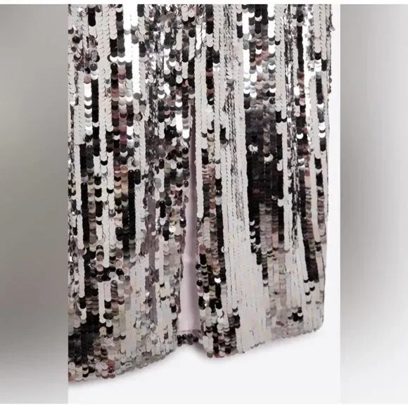 ZARA STRAPPY SEQUIN DRESS SIZE XS 9373/567 027/223 - Picture 12 of 13